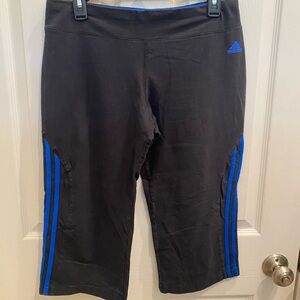 Adidas capri leggings. Size L